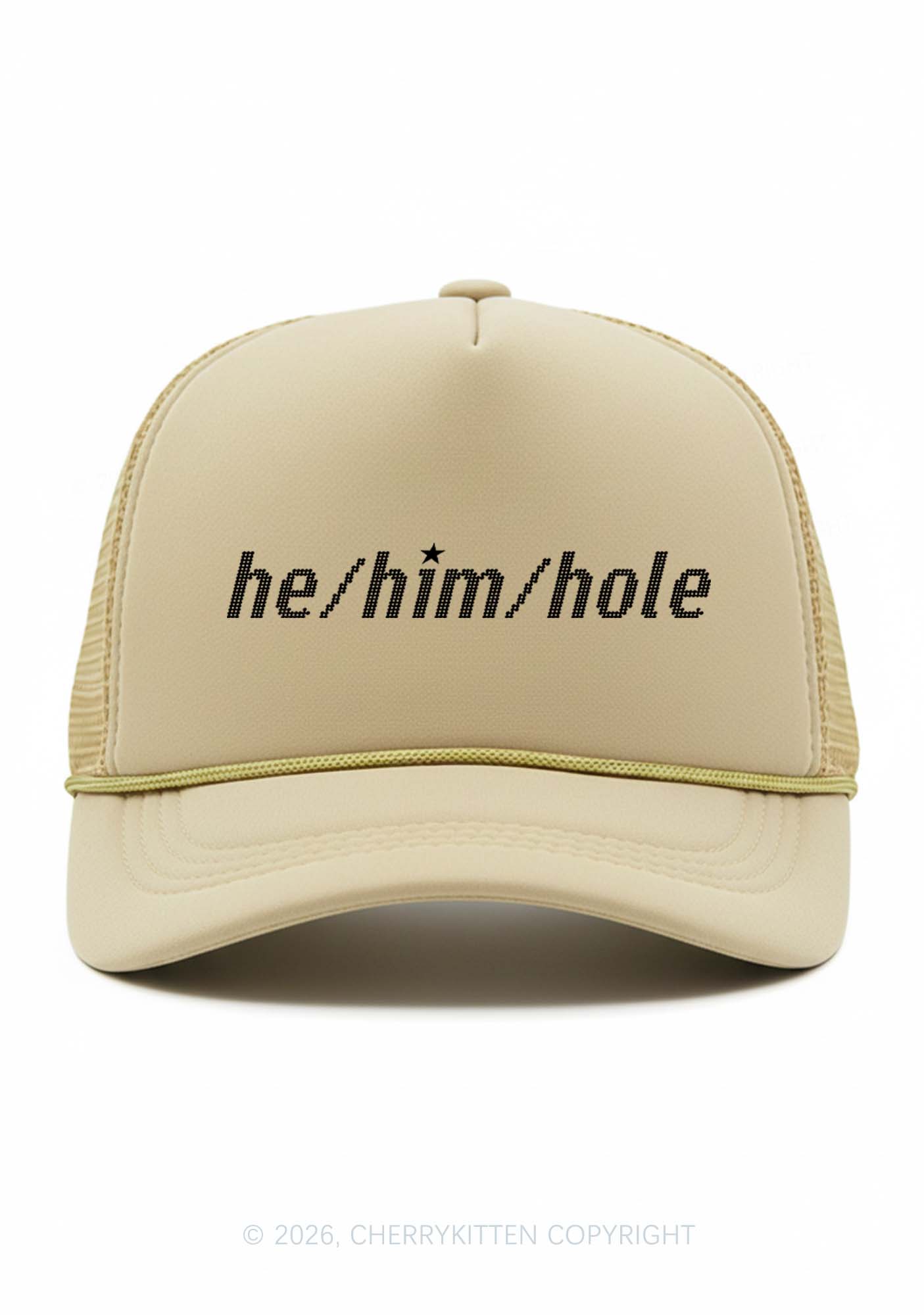 He Him Hole Pride Y2K Trucker Hat Cherrykitten