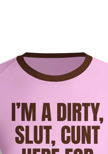 Im A Dirty Slxt Y2K Football Jersey Shirts Cherrykitten