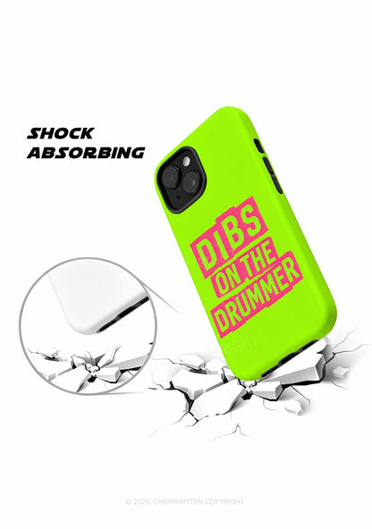 Green Dibs On The Drummer Y2K Phone Case Cherrykitten