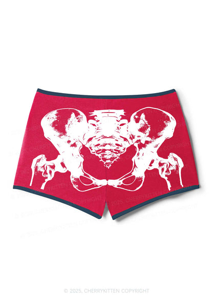 Pelvic Anatomy Y2K Booty Shorts Cherrykitten