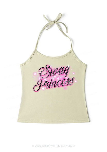 Swag Princess Y2K Halter Neck Cami Cherrykitten