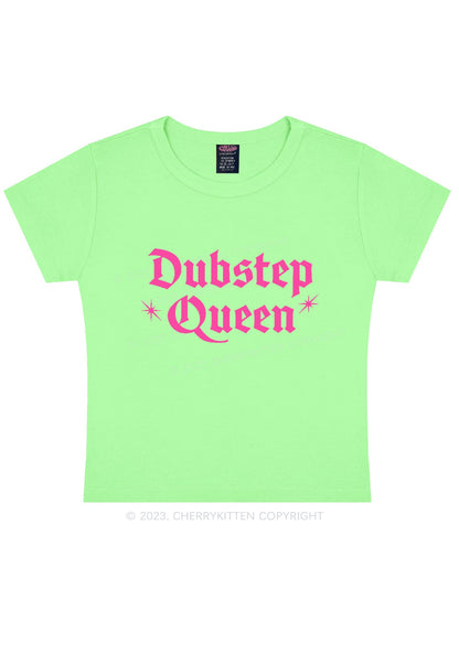Dubstep Queen Y2K Baby Tee Cherrykitten