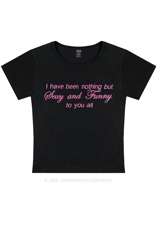 Embroidered I Have Been Nothing Y2K Baby Tee Cherrykitten