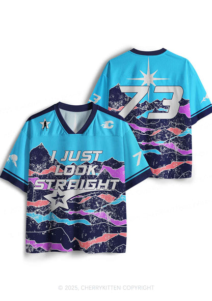 Custom I Just Look Straight Pride Y2K Sport Jersey Shirts Cherrykitten