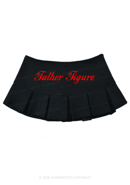 Father Figure Y2K Mini Pleated Skirts Cherrykitten