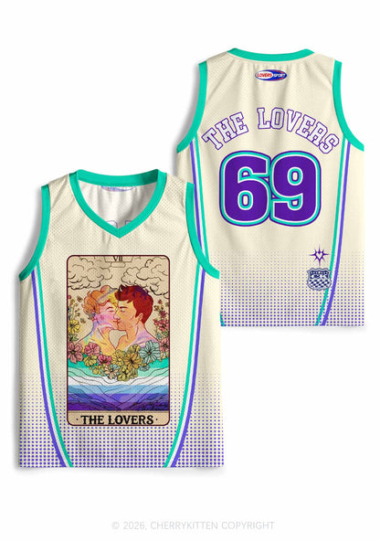 The Lovers Gay Kissing Pride Y2K Sport Jersey Tank Cherrykitten