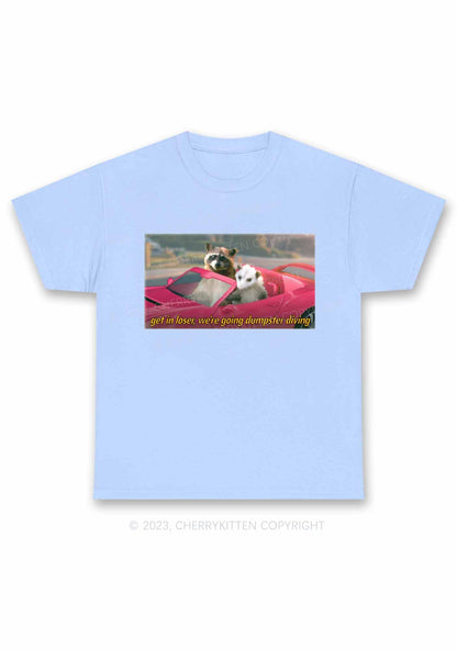 Get In Loser Y2K Chunky Shirt Cherrykitten
