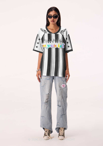 See You In Hell Pride Y2K Sport Jersey Shirts Cherrykitten