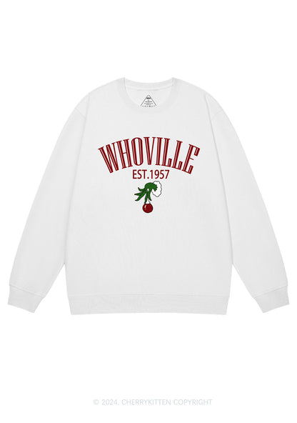 Christmas Whoville Y2K Sweatshirt Cherrykitten