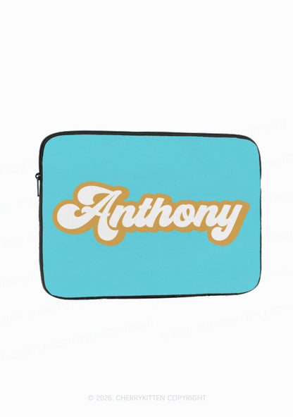 Personalized Name Y2K Laptop Sleeve Cherrykitten