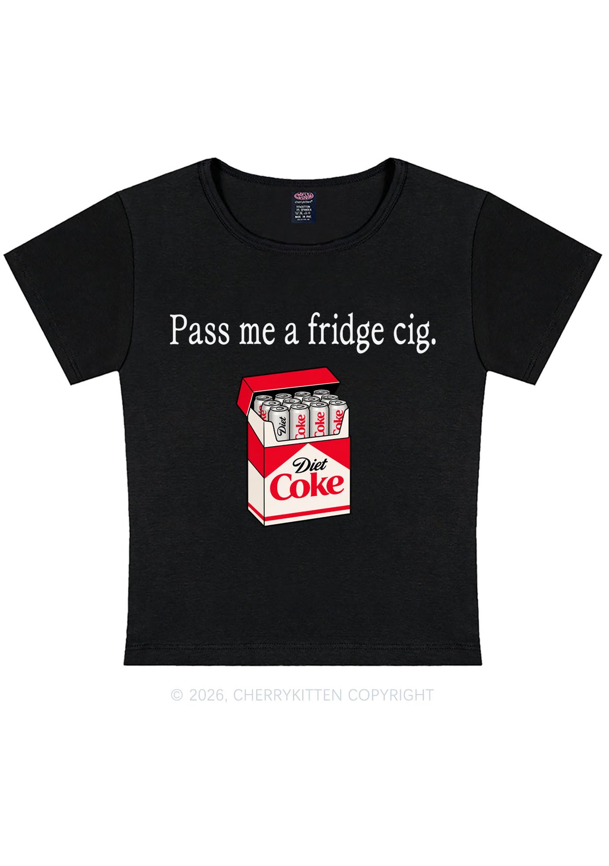 Pass Me Fridge Cig Y2K Baby Tee Cherrykitten