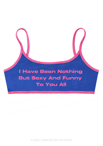 I Have Been Funny Y2K Super Crop Cami Cherrykitten