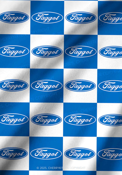 Oval Faggot Pride Y2K Print Long Sleeve Pajama Set Cherrykitten