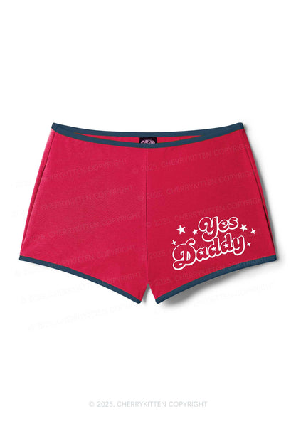 Yes Daddy Star Y2K Booty Shorts Cherrykitten