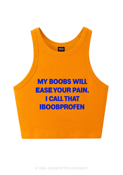 My Bxxbs Ease Your Pain Y2K Crop Tank Top Cherrykitten