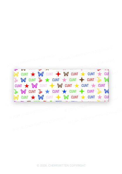 Colorful Cxxt Y2K Print Headband Cherrykitten