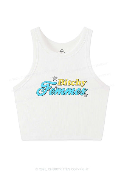 Bxtchy Femmes Pride Y2K Crop Tank Top Cherrykitten