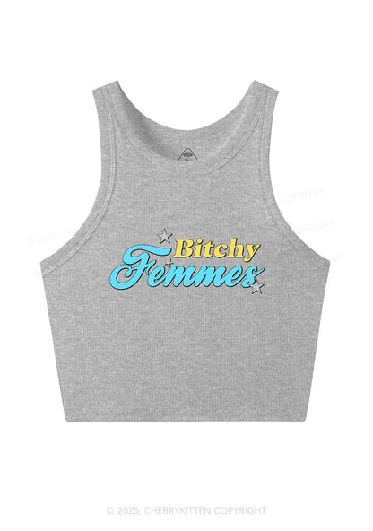 Bxtchy Femmes Pride Y2K Crop Tank Top Cherrykitten