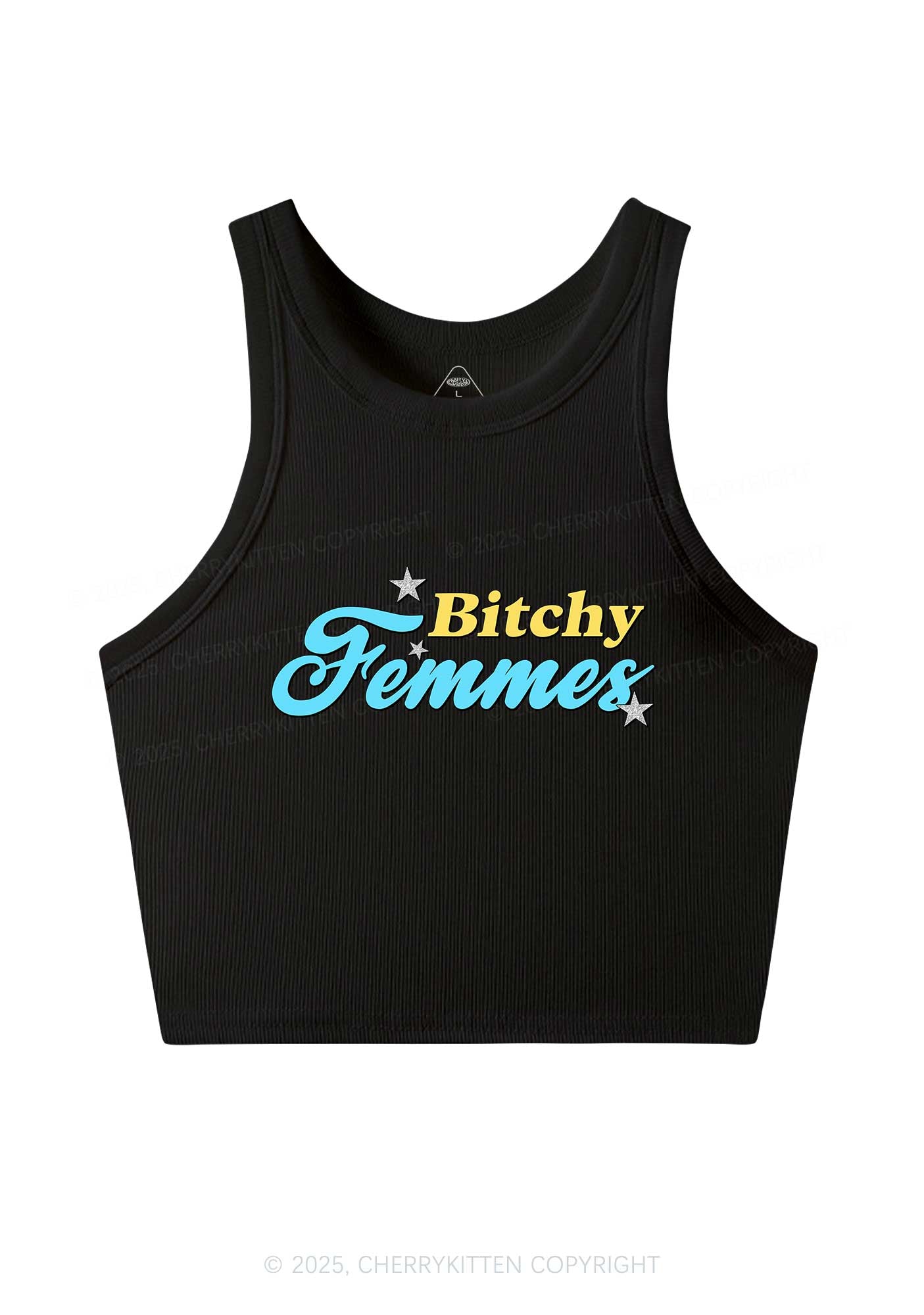 Bxtchy Femmes Pride Y2K Crop Tank Top Cherrykitten