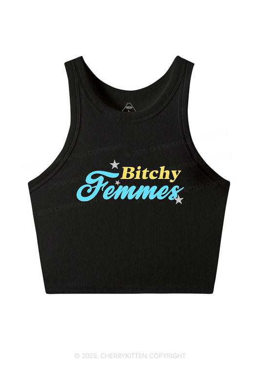 Bxtchy Femmes Pride Y2K Crop Tank Top Cherrykitten