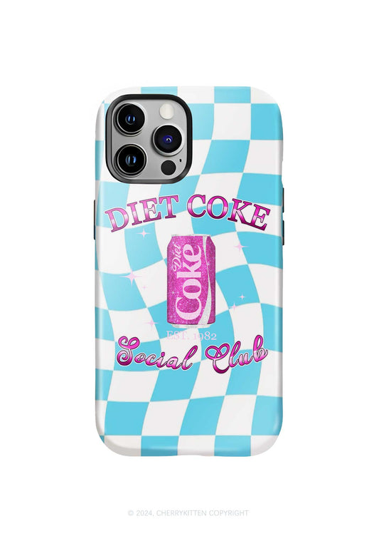 Diet Coke Social Club Y2K Phone Case Cherrykitten