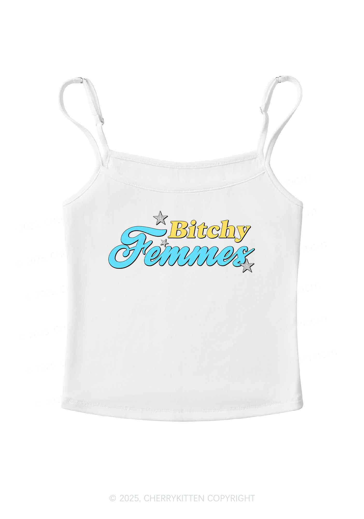 Bxtchy Femmes Pride Y2K Spaghetti Strap Cami Cherrykitten