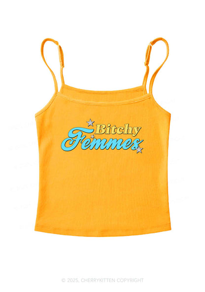 Bxtchy Femmes Pride Y2K Spaghetti Strap Cami Cherrykitten