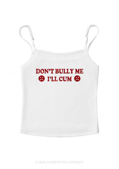 Glitter Dont Bully Me Y2K Spaghetti Strap Cami Cherrykitten