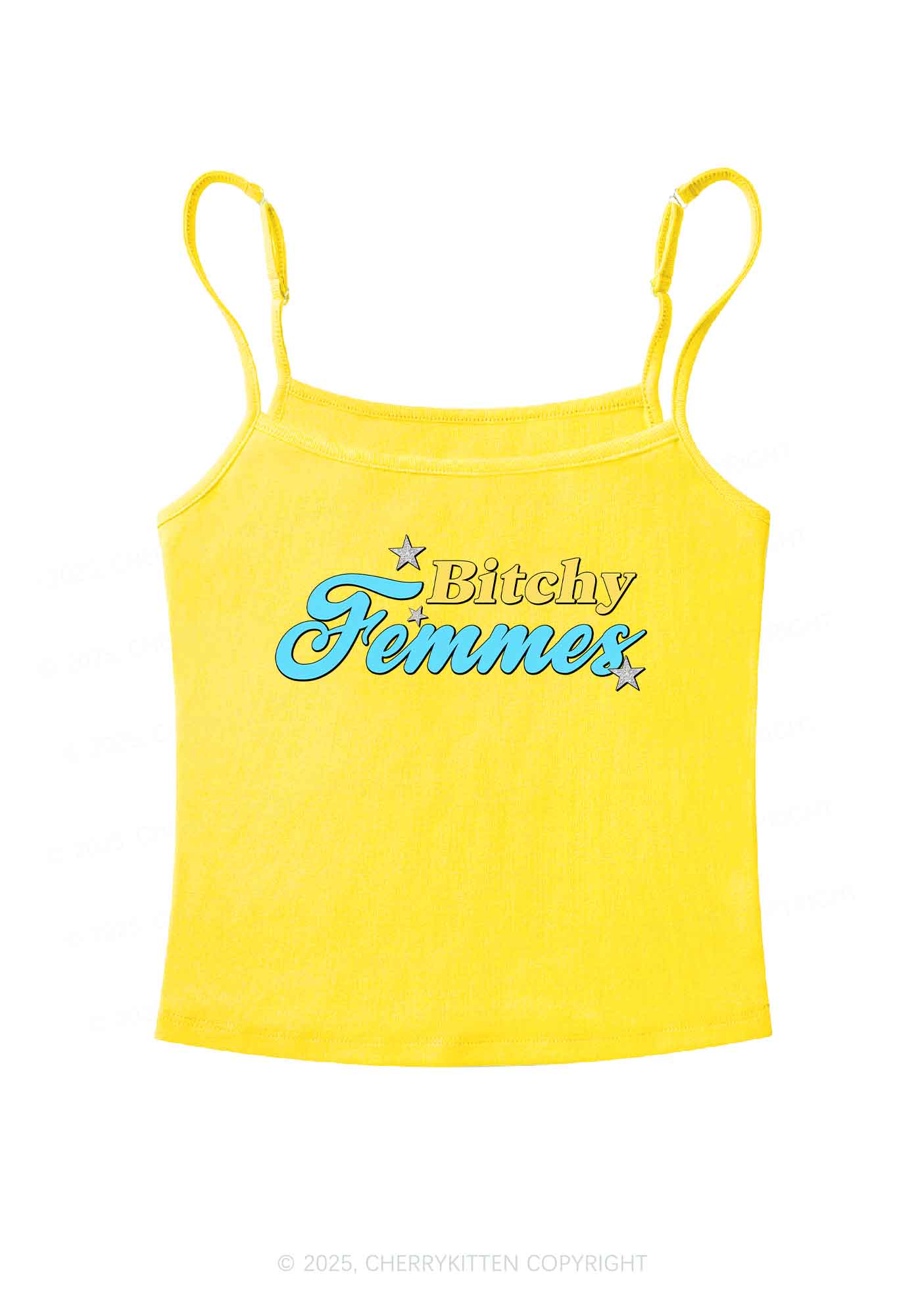 Bxtchy Femmes Pride Y2K Spaghetti Strap Cami Cherrykitten