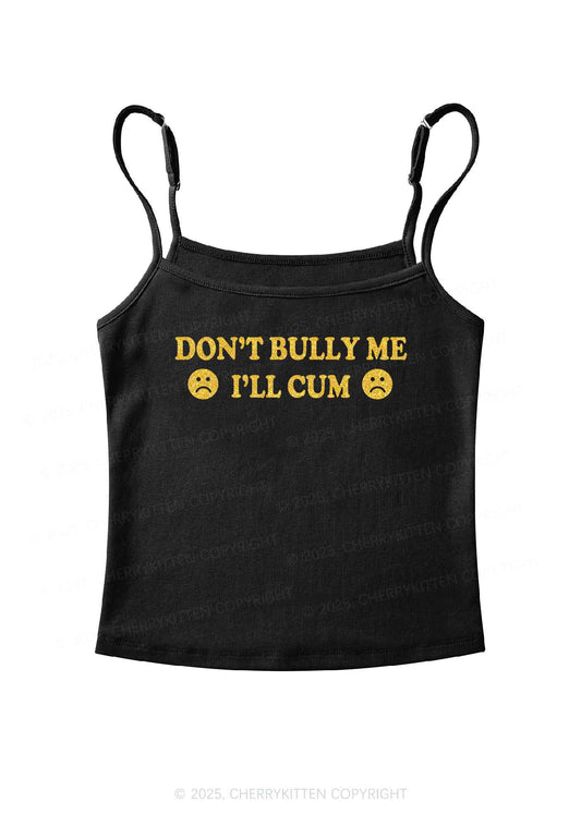 Glitter Dont Bully Me Y2K Spaghetti Strap Cami Cherrykitten
