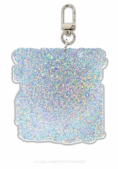Halloween Just The Tip 1Pc Y2K Glitter Keychain Cherrykitten
