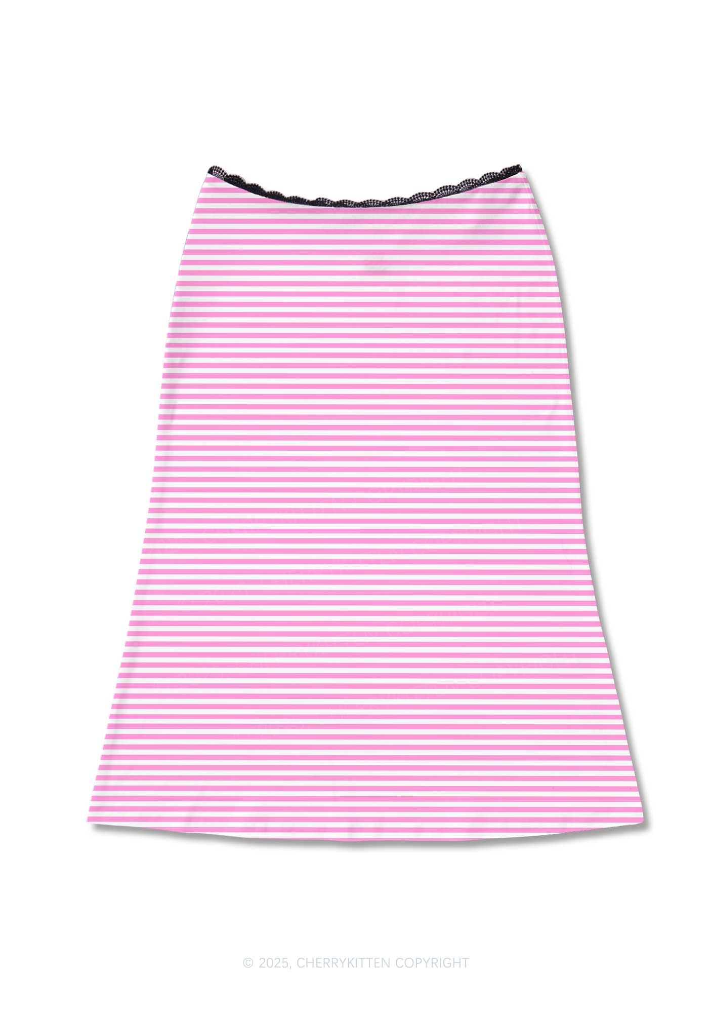 Worlds Best Ex Girlfriend Valentine's Day Y2K Print Midi Skirt Cherrykitten