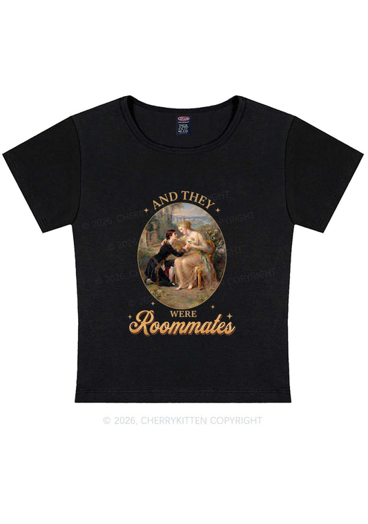 They Were Roommates Pride Y2K Baby Tee Cherrykitten