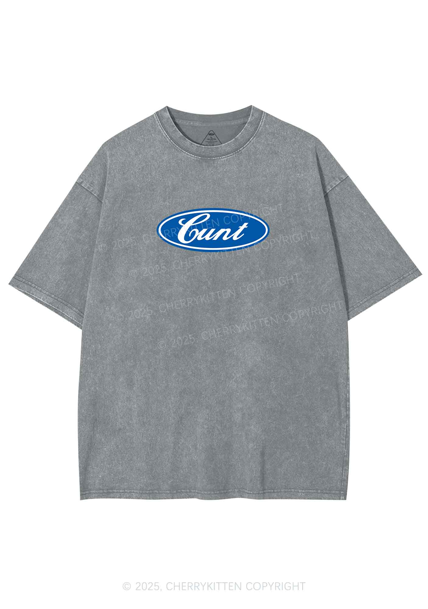 Oval Cxxt Y2K Shirts Washed Tee Cherrykitten