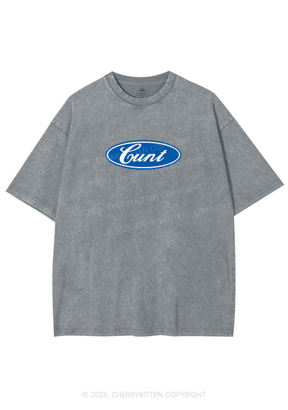 Oval Cxxt Y2K Shirts Washed Tee Cherrykitten