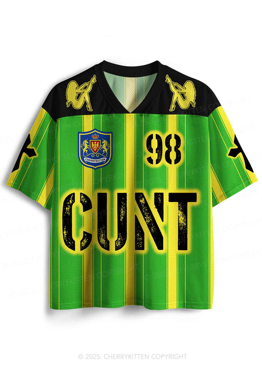 Custom Green Cxxt Y2K Sport Jersey Shirts Cherrykitten