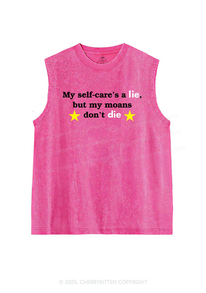 My Moans Dont Die Y2K Washed Muscle Tank Cherrykitten