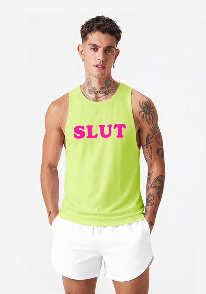 Slxt Y2K Men Racerback Tank Top Cherrykitten