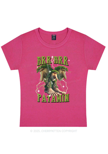 Brr Brr Patapim Italian Brainrot Shirt Y2K Baby Tee Cherrykitten
