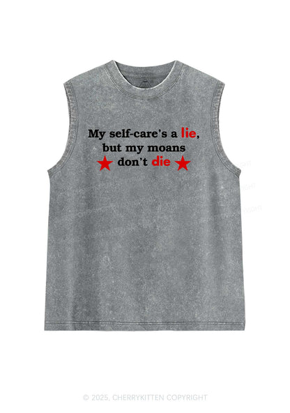My Moans Dont Die Y2K Washed Muscle Tank Cherrykitten