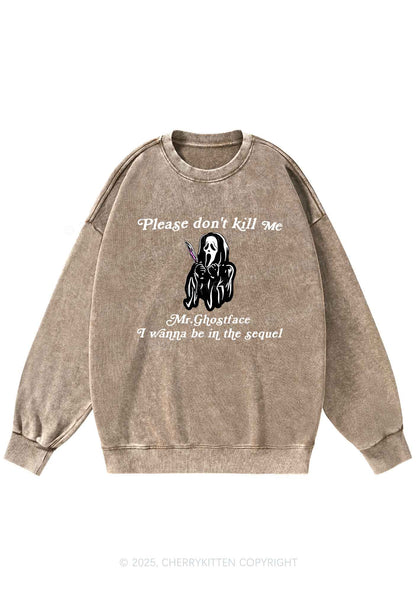 Halloween In The Sequel Y2K Washed Sweatshirts Cherrykitten