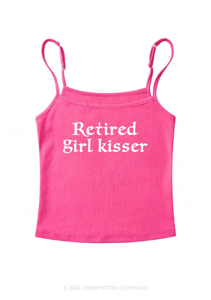 Retired Girl Kisser Pride Y2K Spaghetti Strap Cami Cherrykitten