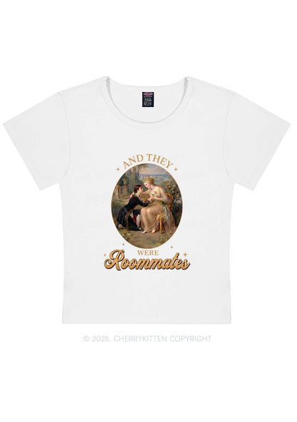 They Were Roommates Pride Y2K Baby Tee Cherrykitten