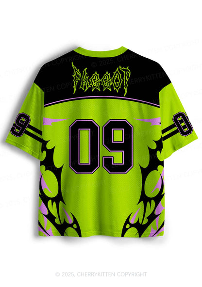 Custom Green Punk Faggot Pride Y2K Sport Jersey Shirts Cherrykitten