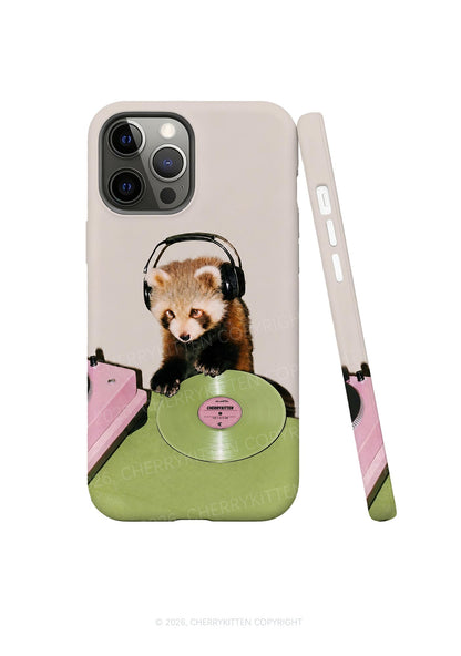 Red Panda DJ Y2K Phone Case Cherrykitten