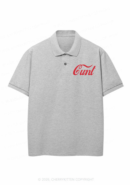 Embroidered Special Cxxt Y2K Polo Shirts Cherrykitten