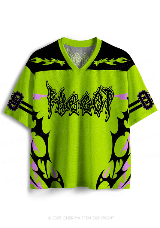 Custom Green Punk Faggot Pride Y2K Sport Jersey Shirts Cherrykitten
