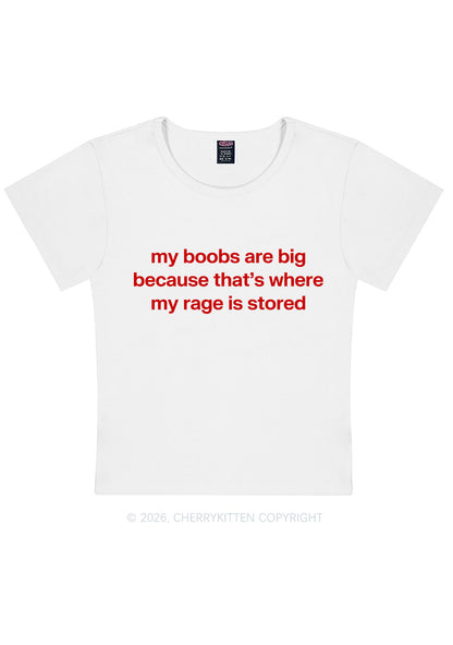 My Bxxbs Stored Rage Y2K Baby Tee Cherrykitten
