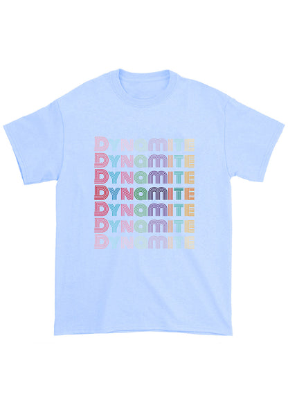 Colorful Dynamite Bangtan Kpop Chunky Shirt