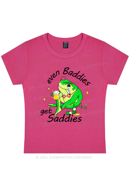 Drunk Frog Y2K Baby Tee Cherrykitten